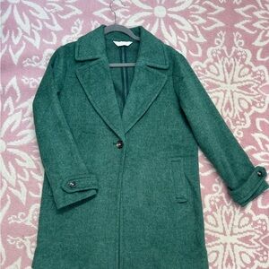 LC Lauren Conrad Emerald Green Trench Coat